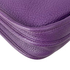 Hermes Shoulder Bag Evelyne 3 III PM Amazon Ultra Violet Silver — view 8