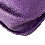 Hermes Shoulder Bag Evelyne 3 III PM Amazon Ultra Violet Silver — view 7