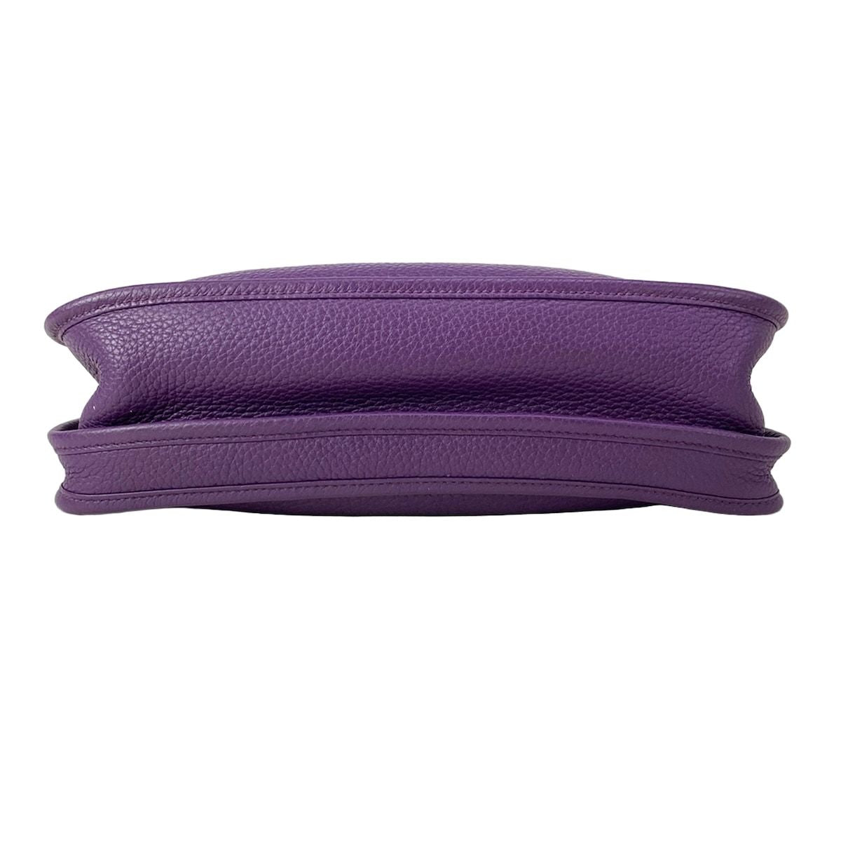 Hermes Shoulder Bag Evelyne 3 III PM Amazon Ultra Violet Silver — view 5