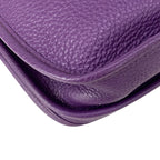 Hermes Shoulder Bag Evelyne 3 III PM Amazon Ultra Violet Silver — view 6