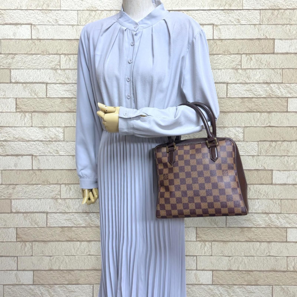 Louis Vuitton Brera Damier Handbag Canvas Brown — view 2