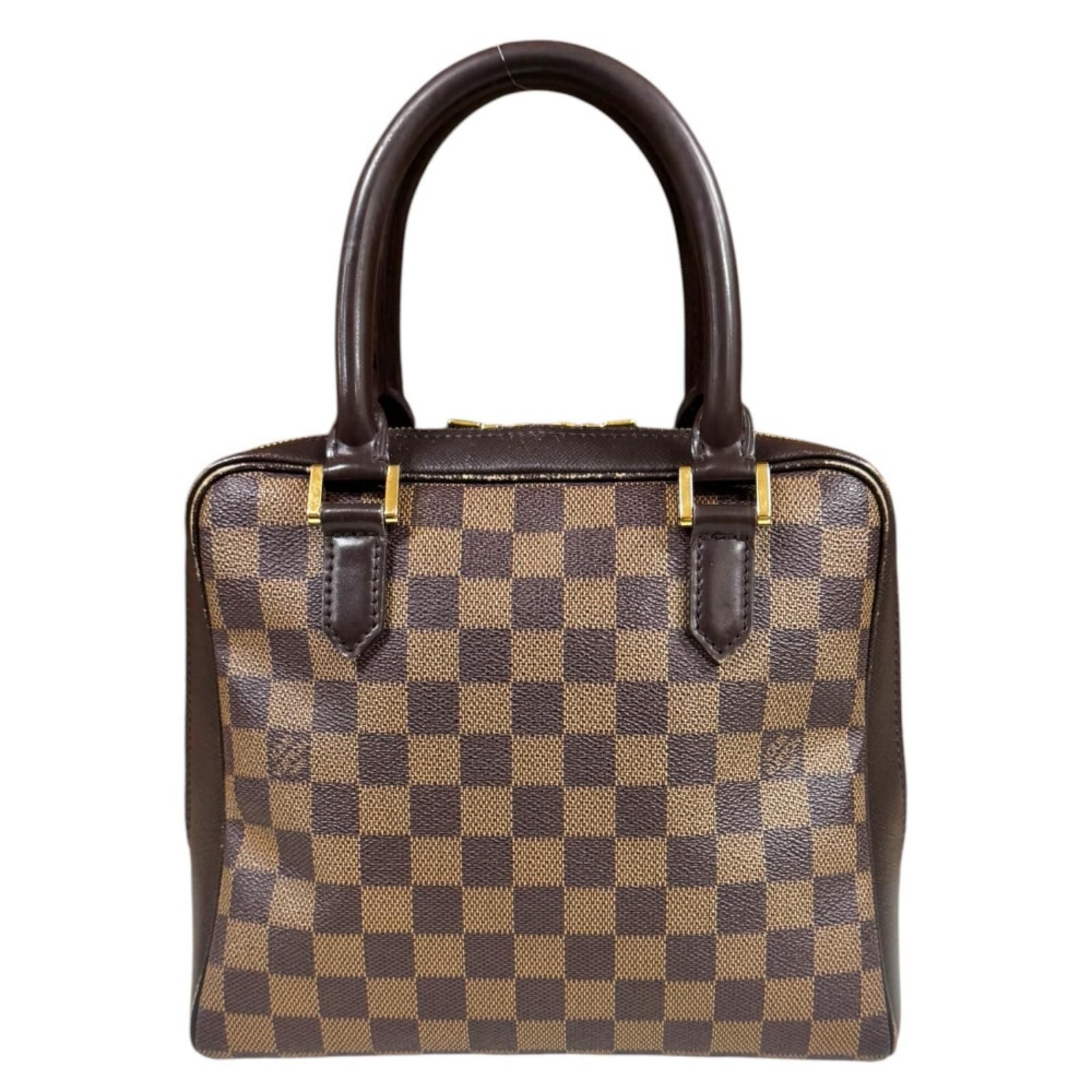 Louis Vuitton Brera Damier Handbag Canvas Brown