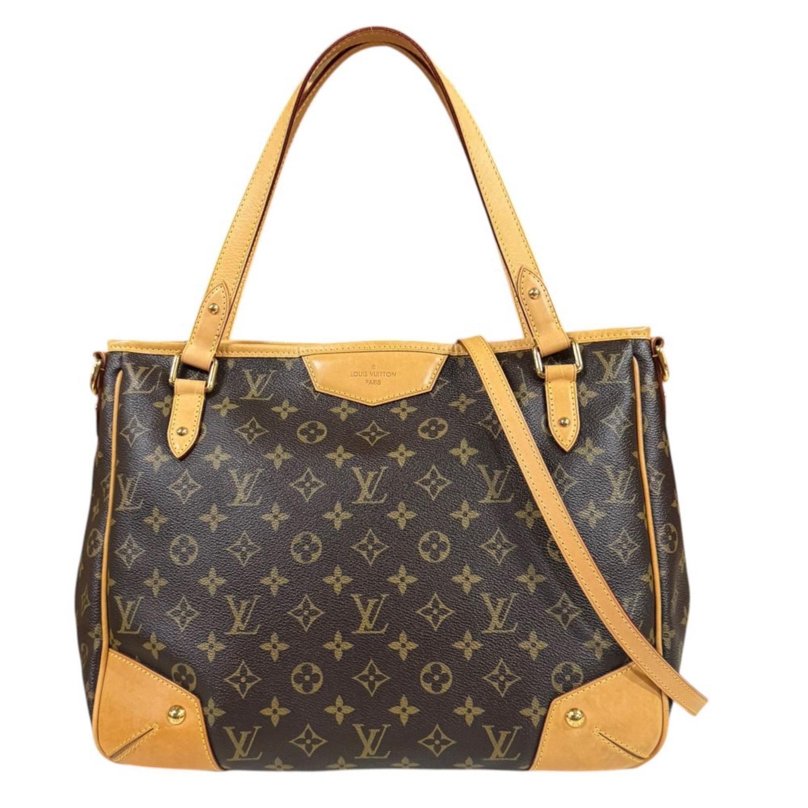 Louis Vuitton Estre la MM Monogram Shoulder Bag Canvas Brown