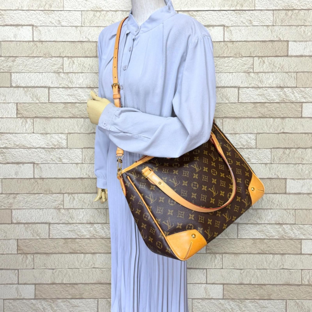Louis Vuitton Estre la MM Monogram Shoulder Bag Canvas Brown — view 2