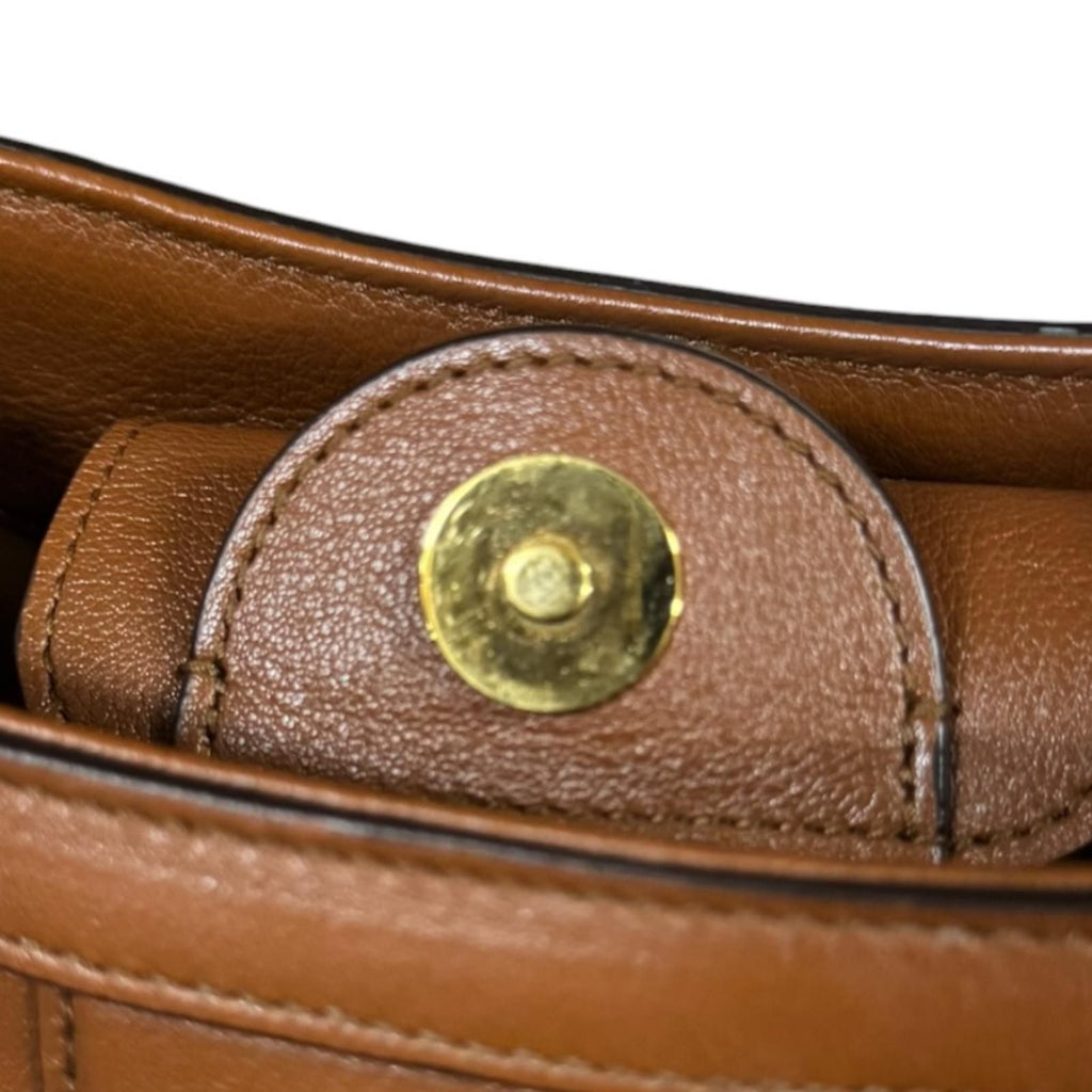 Gucci Diana Mini Tote Bumble Shoulder Bag Leather Brown — view 8