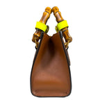 Gucci Diana Mini Tote Bumble Shoulder Bag Leather Brown — view 5