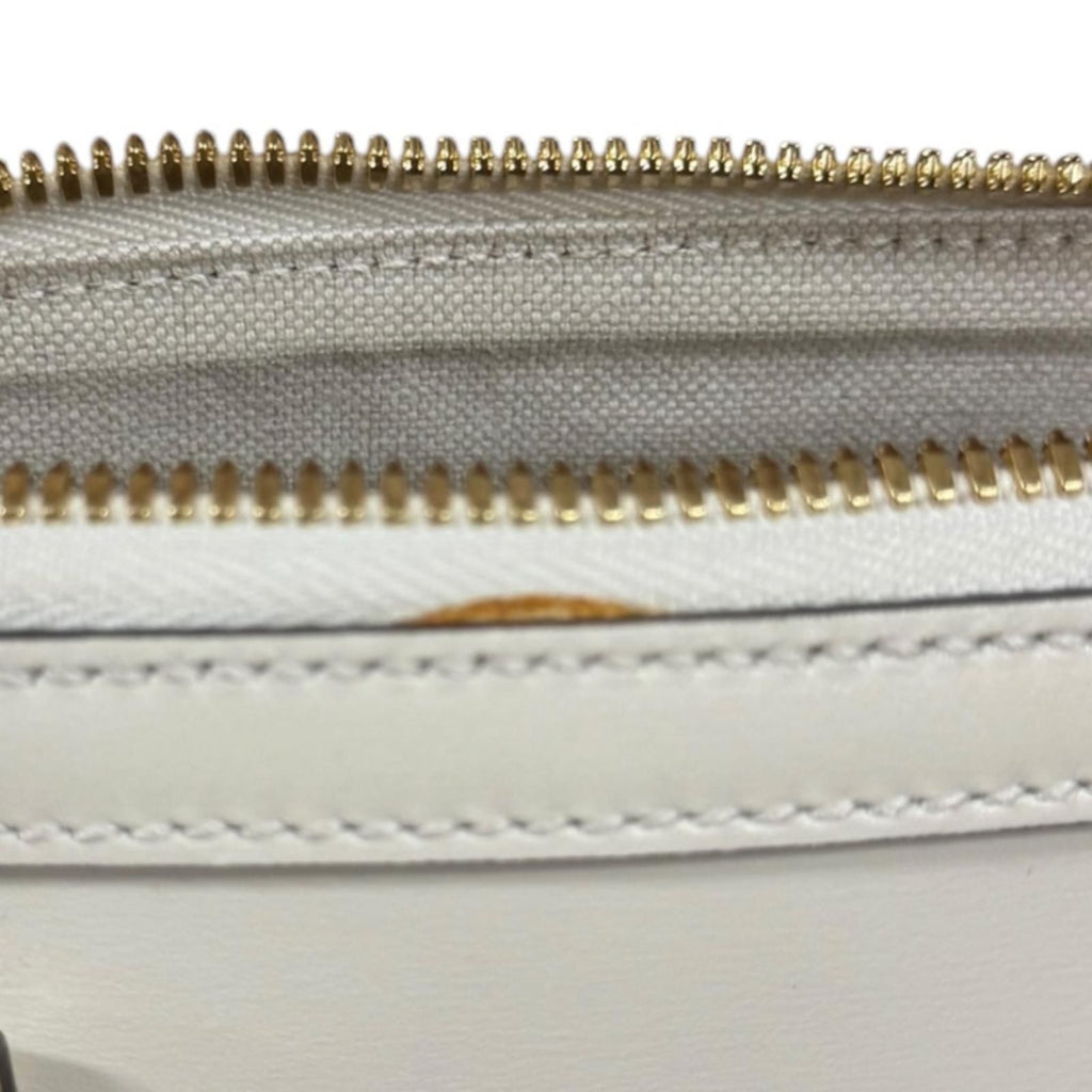 Gucci Horsebit Shoulder Bag Leather White — view 8