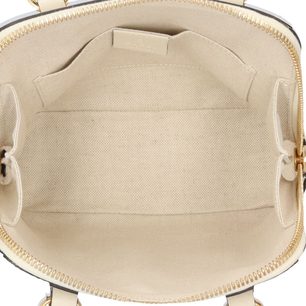 Gucci Horsebit Shoulder Bag Leather White — view 6