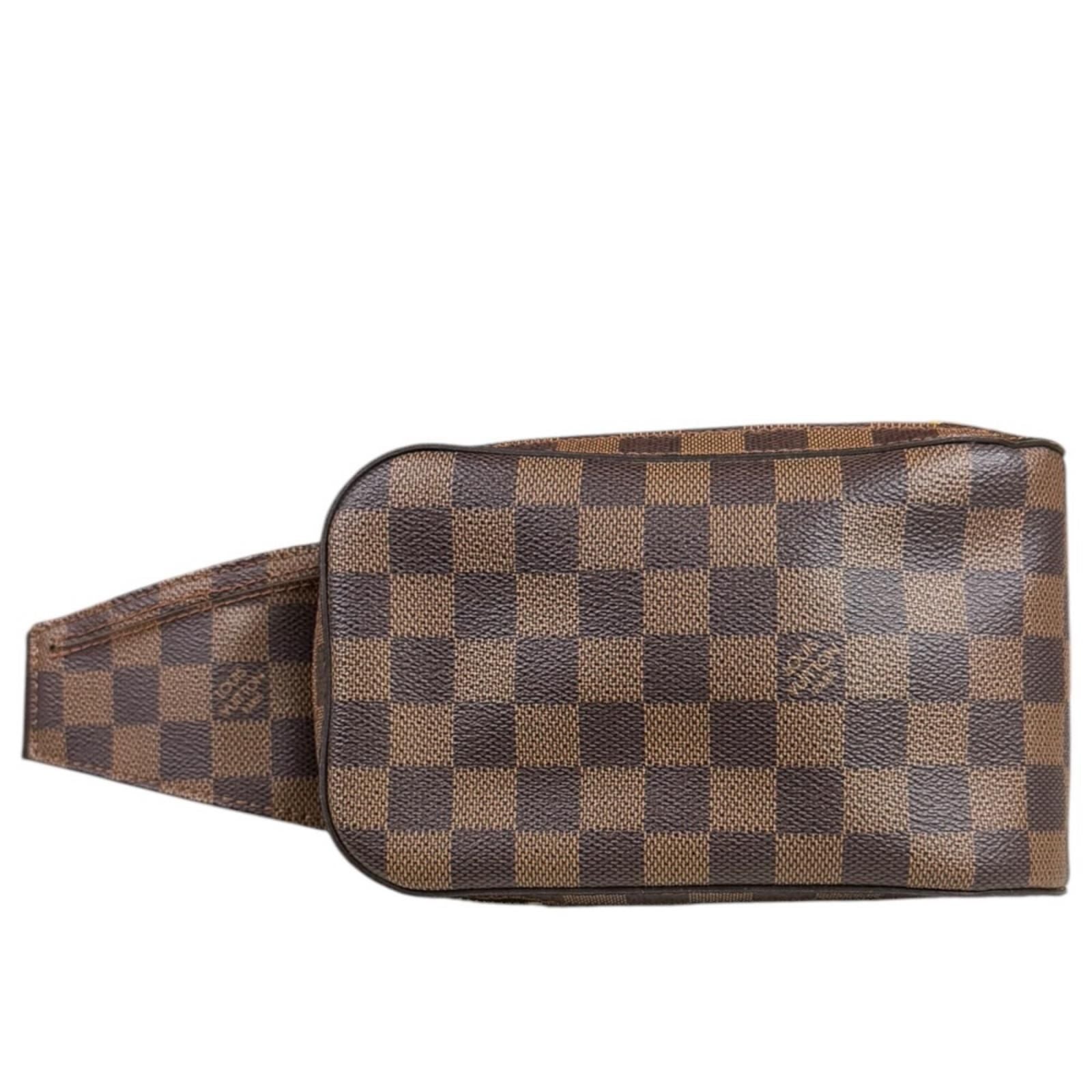 Louis Vuitton Damier Geronimos Belt Bag Canvas Brown