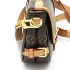 Louis Vuitton Saumur BB Monogram Shoulder Bag Brown — view 5