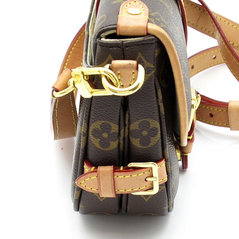Louis Vuitton Saumur BB Monogram Shoulder Bag Brown — view 5