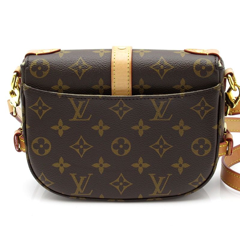 Louis Vuitton Saumur BB Monogram Shoulder Bag Brown — view 4
