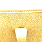 Hermes Evelyne 23 Taurillon Clemence Shoulder Bag Gold — view 7