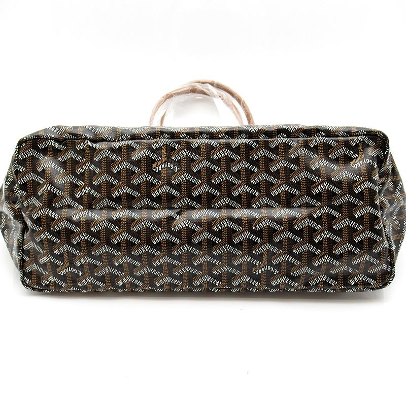 Goyard Saint Louis PM Leather Tote Brown — view 6
