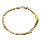Dior Dio le Bois Duro Bangle 18k Yellow Gold Bracelet — view 3
