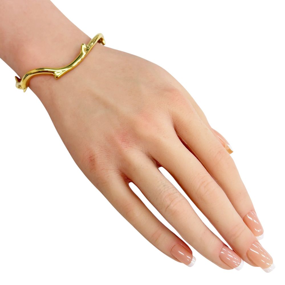 Dior Dio le Bois Duro Bangle 18k Yellow Gold Bracelet — view 2