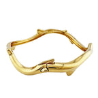 Dior Dio le Bois Duro Bangle 18k Yellow Gold Bracelet — view 4