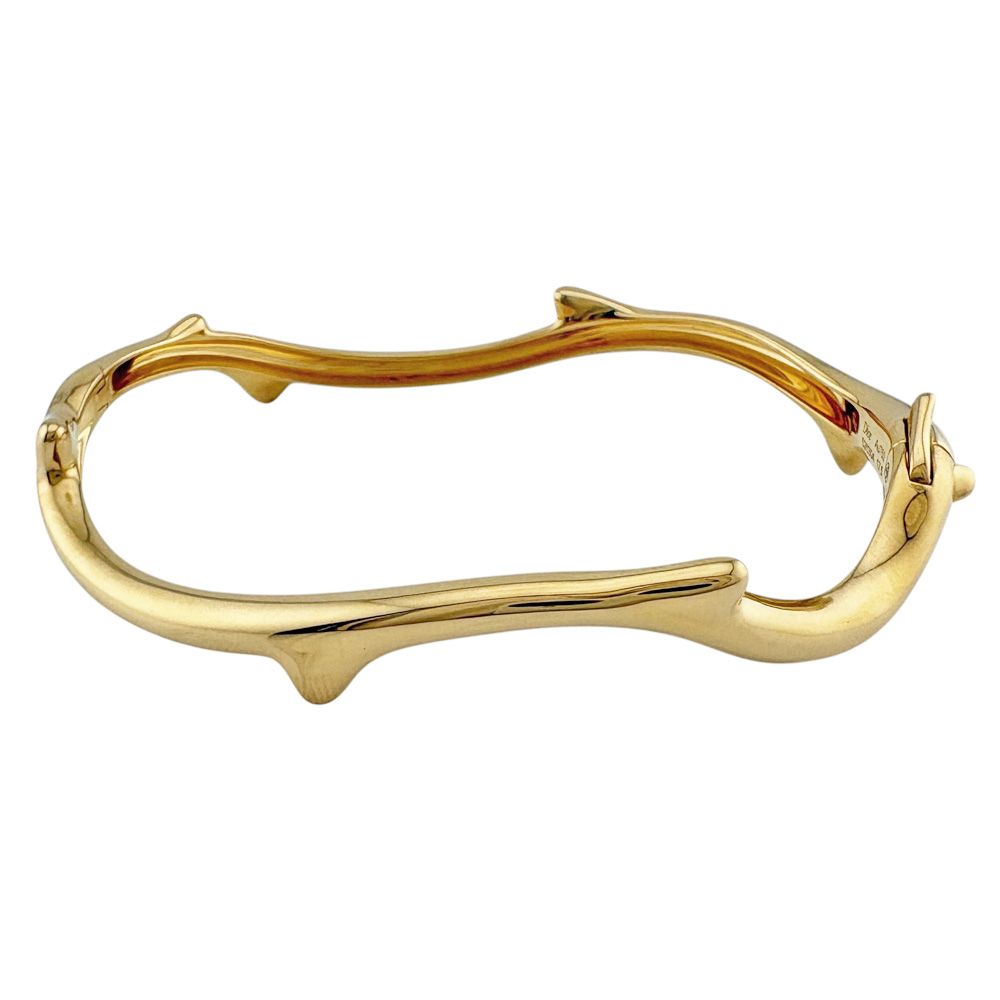 Dior Dio le Bois Duro Bangle 18k Yellow Gold Bracelet