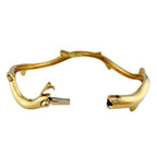Dior Dio le Bois Duro Bangle 18k Yellow Gold Bracelet — view 5