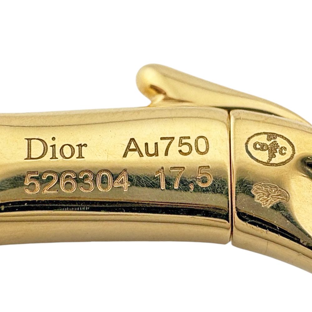 Dior Dio le Bois Duro Bangle 18k Yellow Gold Bracelet — view 6