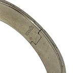 Hermes Bangle Click Silver Black Bracelet — view 4