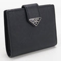 Prada Saffiano Wallet Bifold Wallet Leather