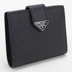 Prada Saffiano Wallet Bifold Wallet Leather