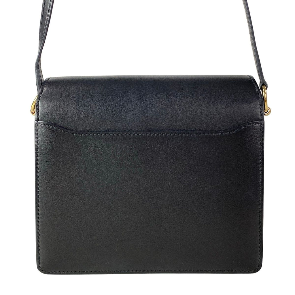 Hermes Shoulder Bag Sac Roulis Miniroulis Black Gold — view 3