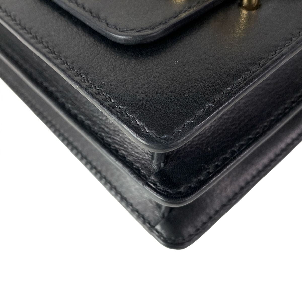 Hermes Shoulder Bag Sac Roulis Miniroulis Black Gold — view 7
