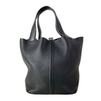Hermes Handbag Picotin Lock MM Black Silver — view 4