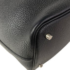 Hermes Handbag Picotin Lock MM Black Silver — view 6