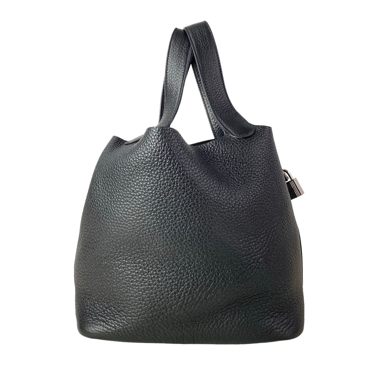 Hermes Handbag Picotin Lock MM Black Silver — view 3