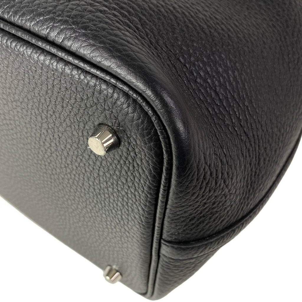 Hermes Handbag Picotin Lock MM Black Silver — view 7