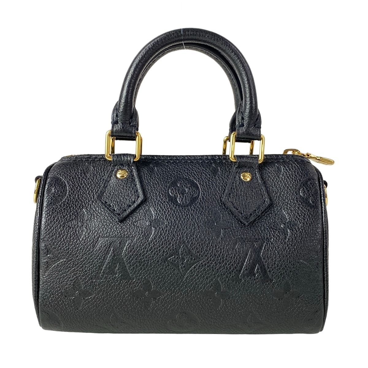 Louis Vuitton Handbag Monogram Empreinte Nano Speedy Noir Leather Cowhide — view 3
