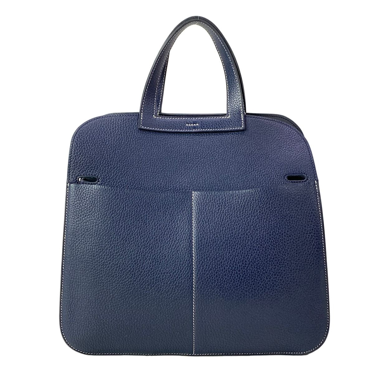 Hermes Handbag Halzan 31 Blue Nuit Silver — view 3