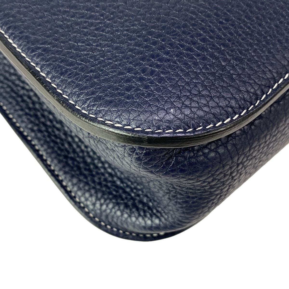 Hermes Handbag Halzan 31 Blue Nuit Silver — view 8