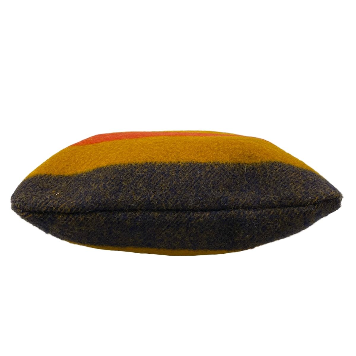 Hermes Shoulder Bag Ali Nuro Cover Dark Yellow Red Dark Navy Border Wool — view 5