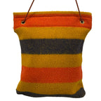Hermes Shoulder Bag Ali Nuro Cover Dark Yellow Red Dark Navy Border Wool — view 3
