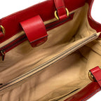 Gucci Tote GG Marmont Red Quilted Leather — view 7