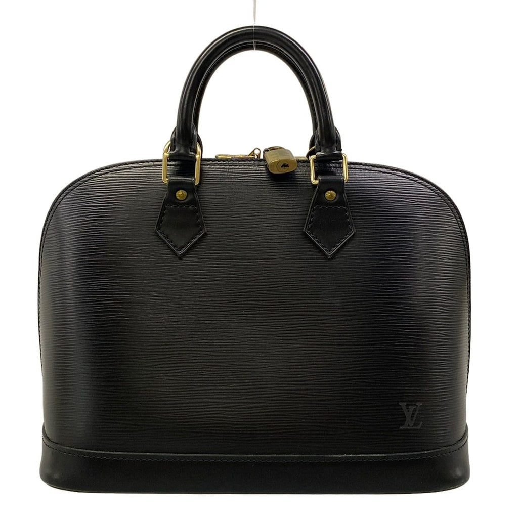 Louis Vuitton Handbag Epi Alma Noir Gold Leather