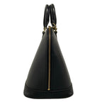 Louis Vuitton Handbag Epi Alma Noir Gold Leather — view 2