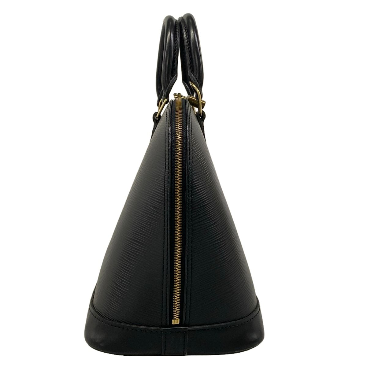 Louis Vuitton Handbag Epi Alma Noir Gold Leather — view 2