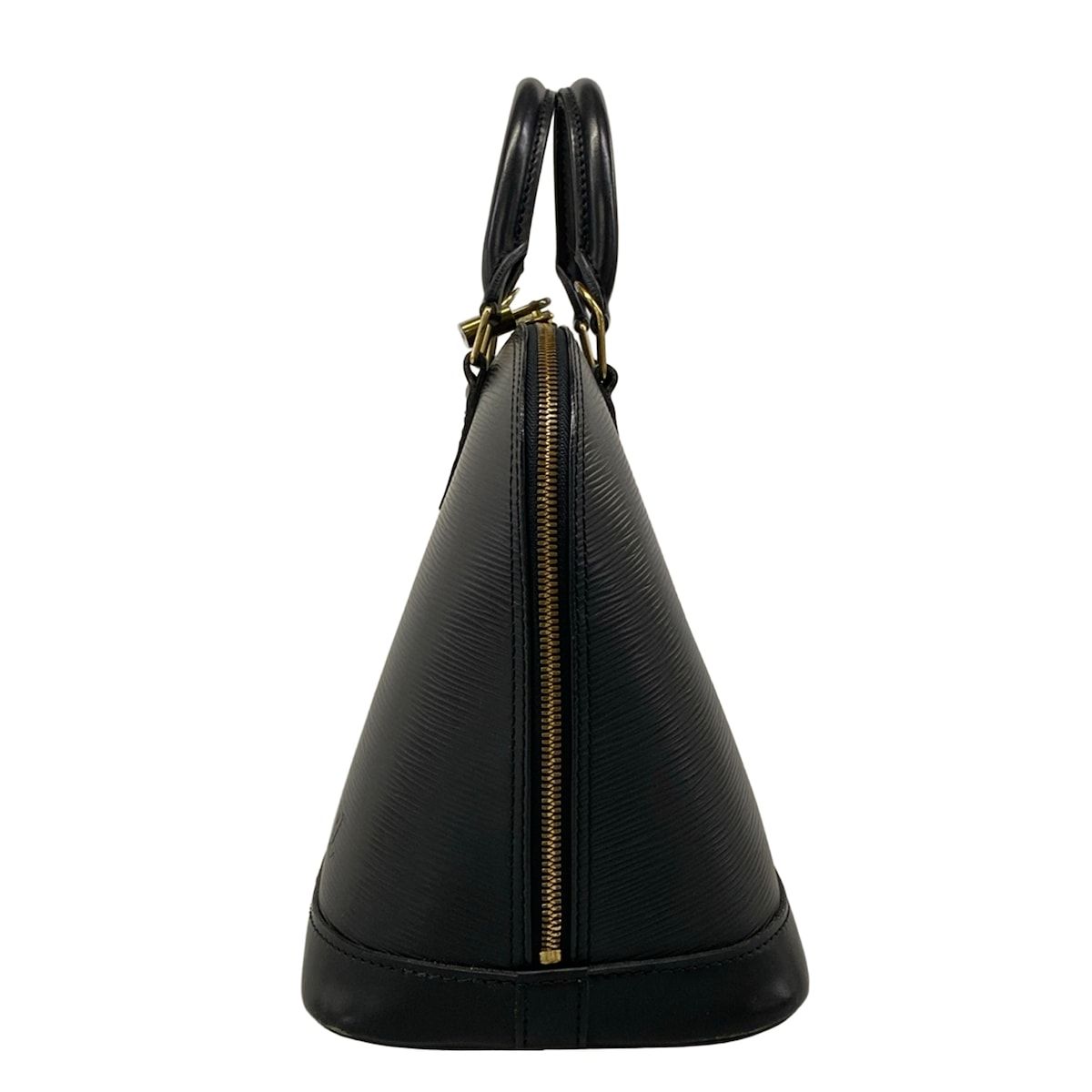 Louis Vuitton Handbag Epi Alma Noir Gold Leather — view 4