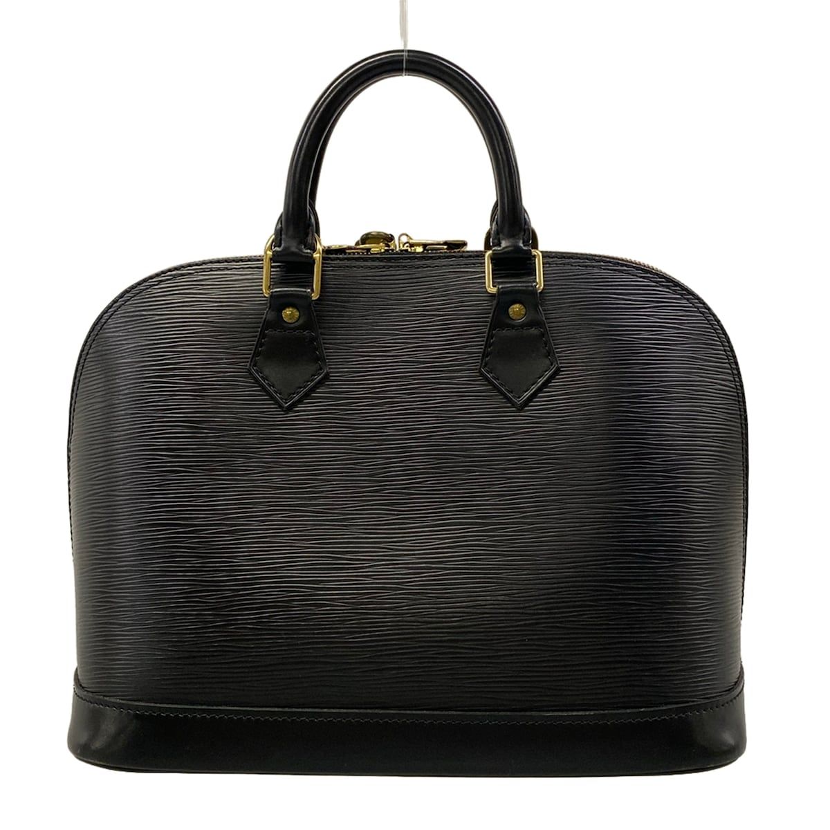 Louis Vuitton Handbag Epi Alma Noir Gold Leather — view 3
