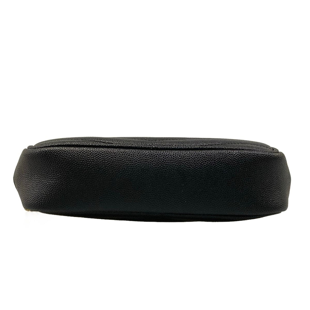 Saint Laurent Paris Shoulder Bag le Black Gold Leather — view 5