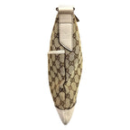 Gucci GG Canvas Shoulder Bag White — view 5