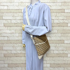 Gucci GG Canvas Shoulder Bag White — view 2