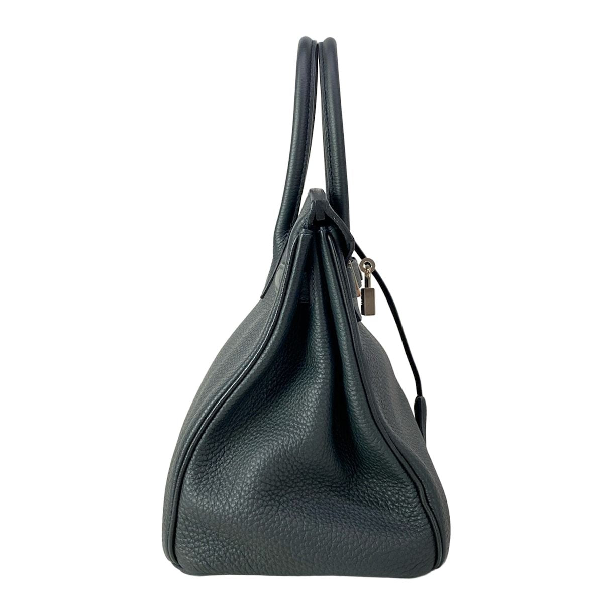 Hermes Handbag Birkin 30 Blue Au Champagne Silver — view 2