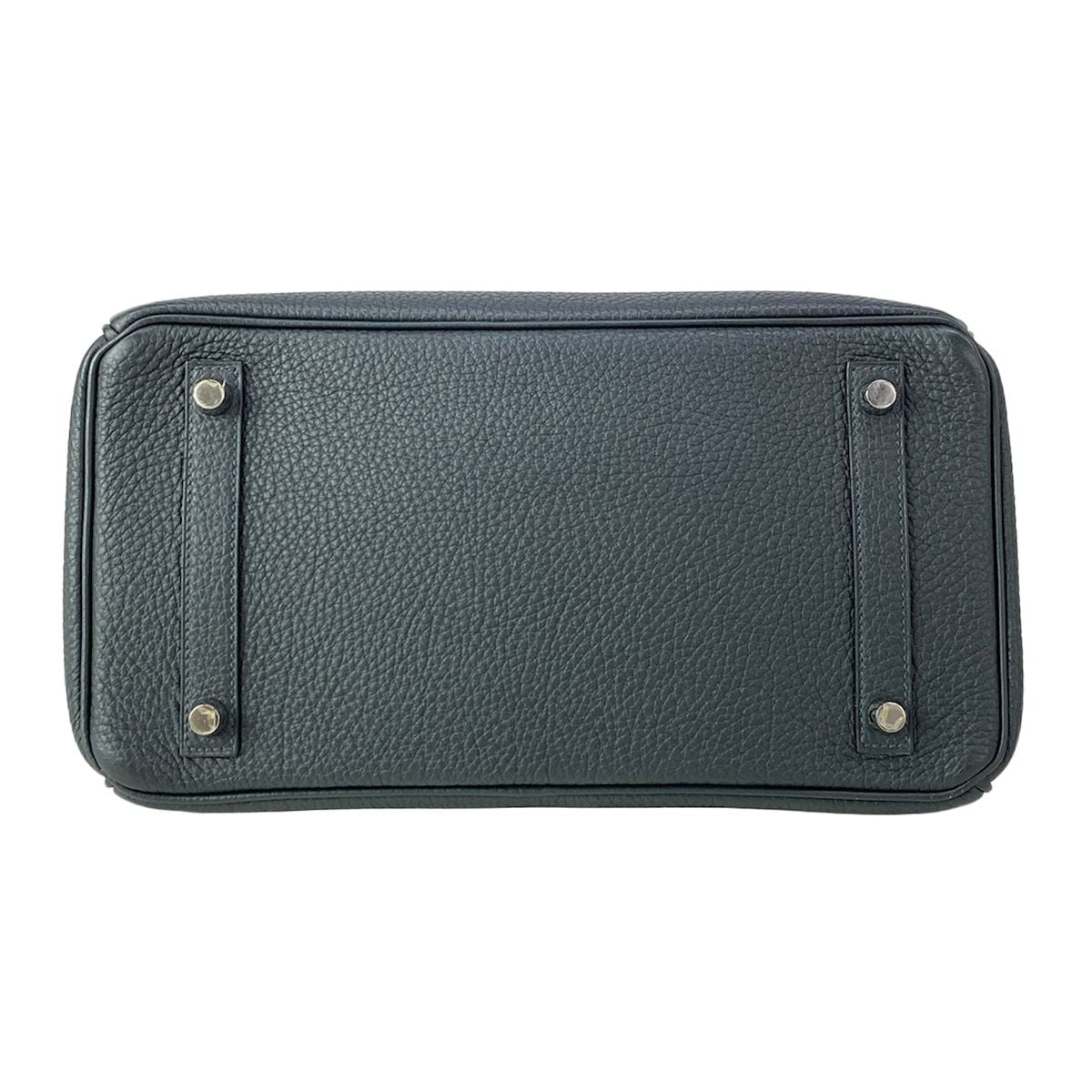Hermes Handbag Birkin 30 Blue Au Champagne Silver — view 5