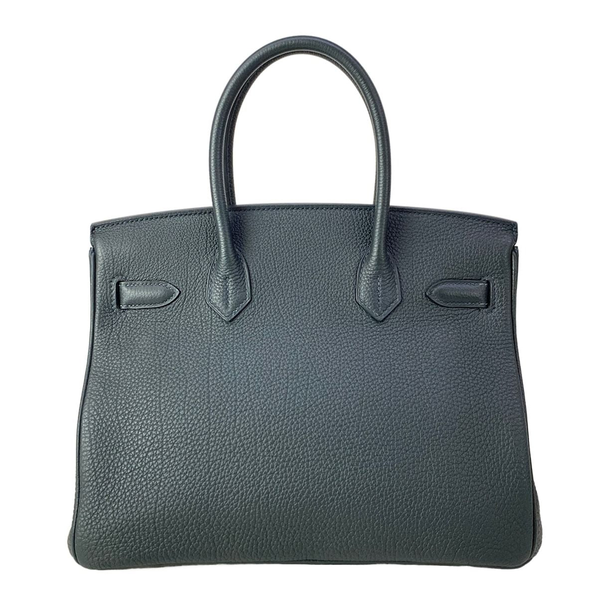 Hermes Handbag Birkin 30 Blue Au Champagne Silver — view 3